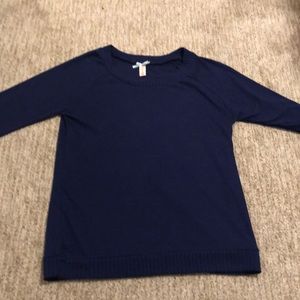 Dark blue sweater